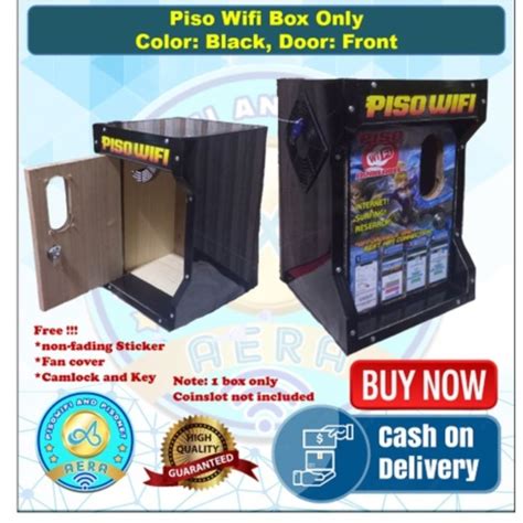 Piso Wifi BOX ONLY with sticker fan cover Camlock and Key.
